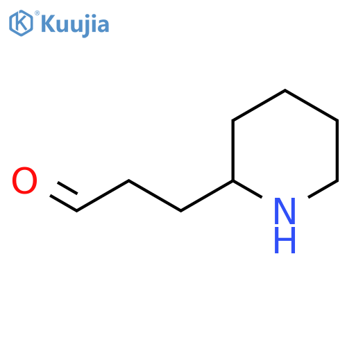 3-(piperidin-2-yl)propanal structure