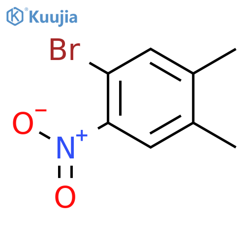 1-Bromo-4,5-dimethyl-2-nitrobenzene structure