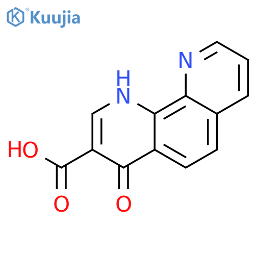 1,10-Phenanthroline-3-carboxylic acid, 1,4-dihydro-4-oxo- structure
