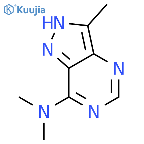 N,n,3-trimethyl-2h-pyrazolo[4,3-d]pyrimidin-7-amine structure