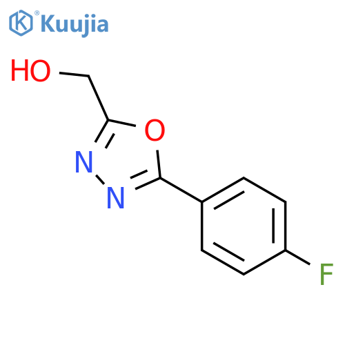 1,3,4-Oxadiazole-2-methanol,5-(4-fluorophenyl)- structure