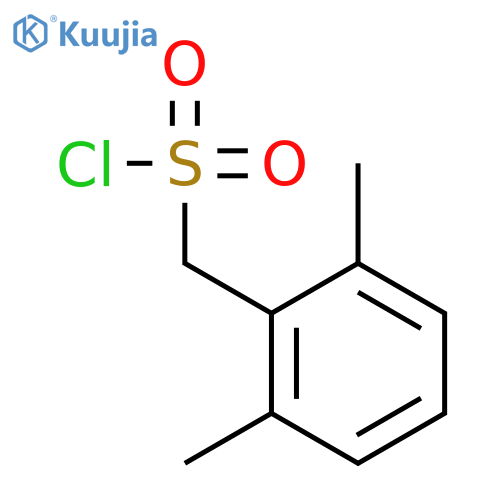 (2,6-Dimethylphenyl)methanesulfonyl chloride structure
