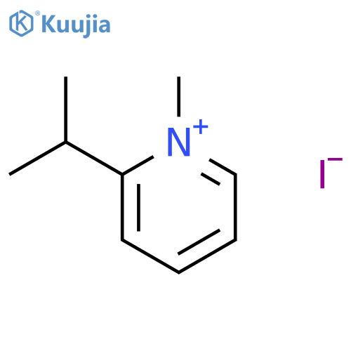 Pyridinium, 1-methyl-2-(1-methylethyl)-, iodide structure