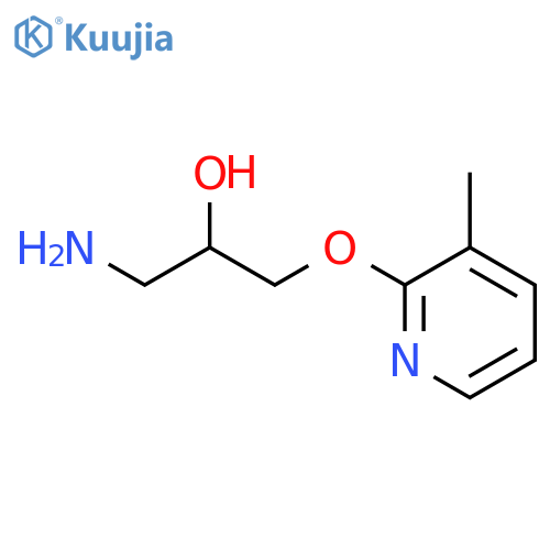 2-Propanol, 1-amino-3-[(3-methyl-2-pyridinyl)oxy]- structure