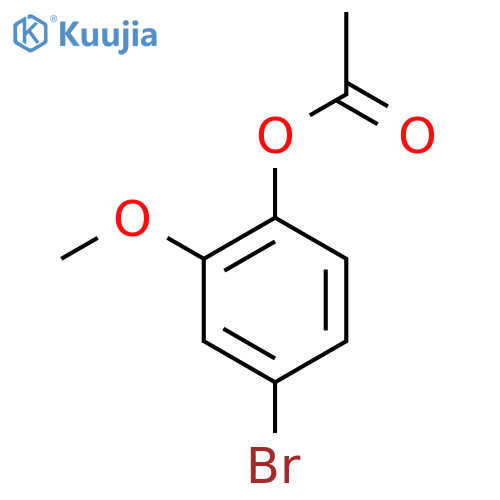 4-Bromo-2-methoxyphenyl acetate structure