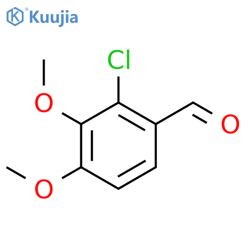 2-chloro-3,4-dimethoxybenzaldehyde structure
