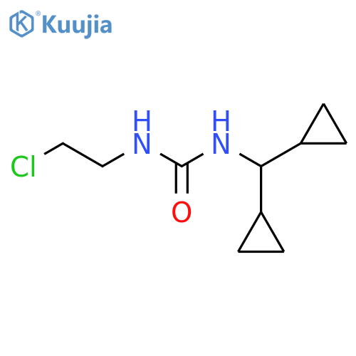 N-(Dicyclopropylmethyl)-N'-(2-chloroethyl)urea structure