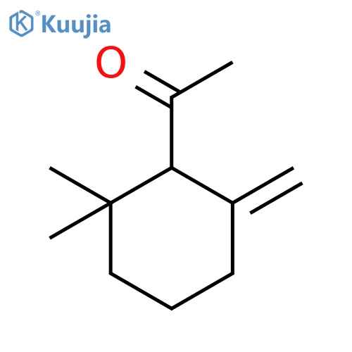 Ethanone, 1-(2,2-dimethyl-6-methylenecyclohexyl)- structure