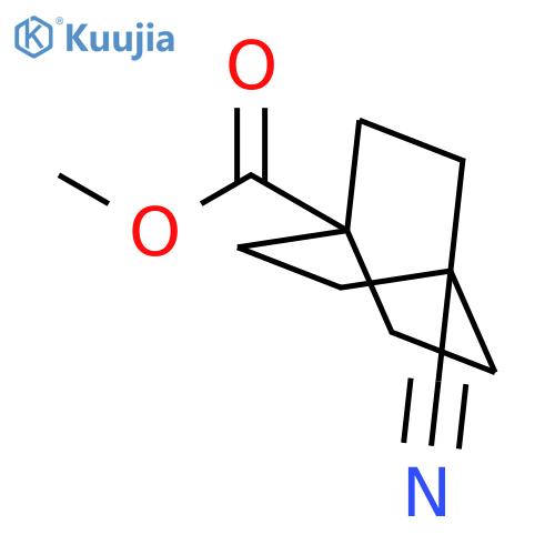 Methyl 4-cyanobicyclo[2.2.2]octane-1-carboxylate structure