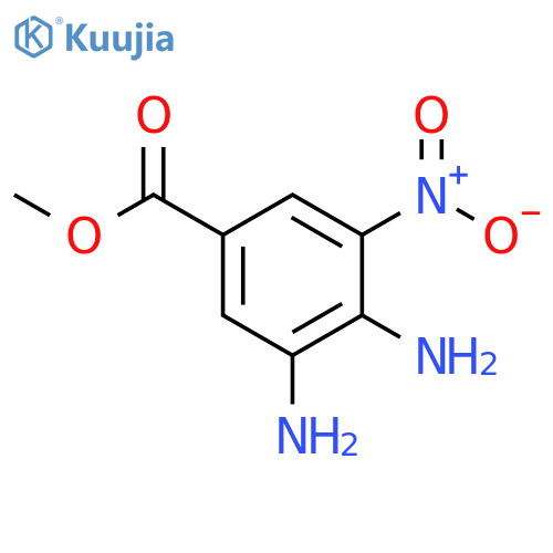 Methyl 3,4-diamino-5-nitrobenzoate structure