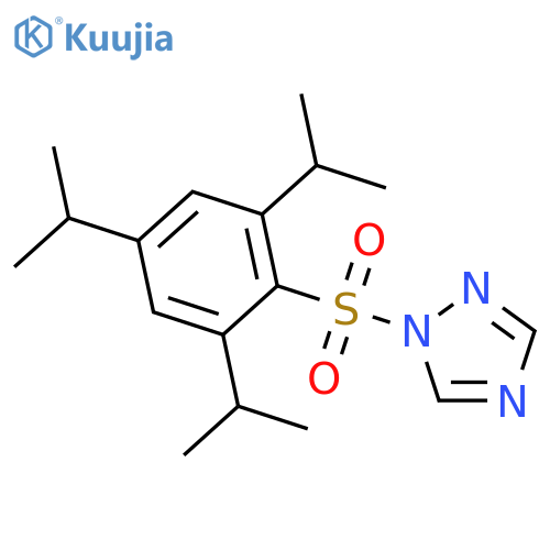 1-(2,4,6-Triisopropylbenzenesulfonyl)-1,2,4-triazole structure