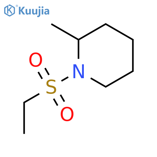 Piperidine, 1-(ethylsulfonyl)-2-methyl- structure
