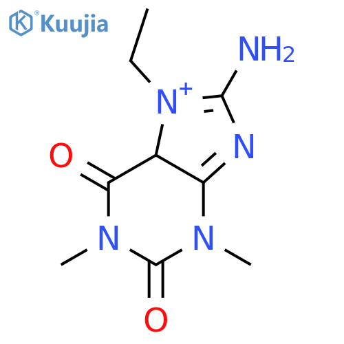 1H-Purine-2,6-dione,8-amino-7-ethyl-3,7-dihydro-1,3-dimethyl- structure