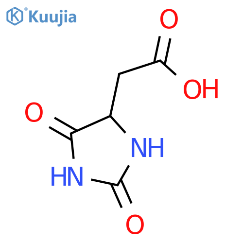 (2,5-Dioxoimidazolidin-4-yl)acetic Acid structure