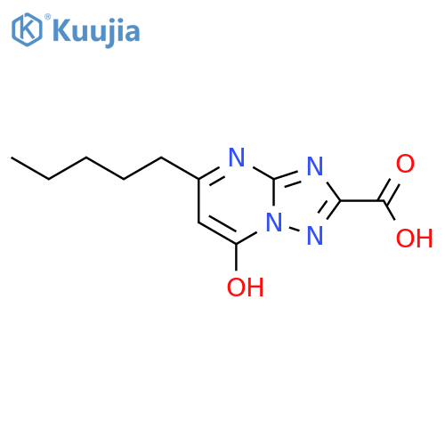 [1,2,4]Triazolo[1,5-a]pyrimidine-2-carboxylic acid, 7-hydroxy-5-pentyl- structure