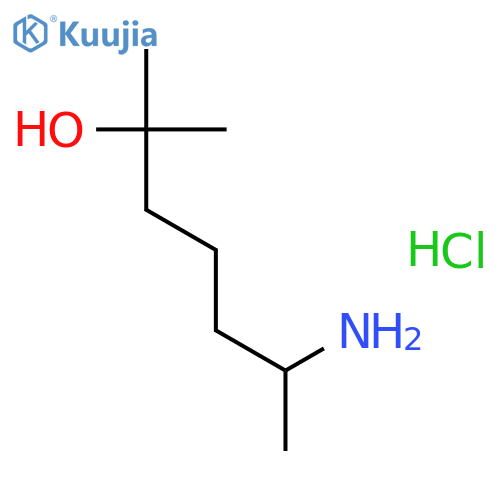 Heptaminol hydrochloride structure