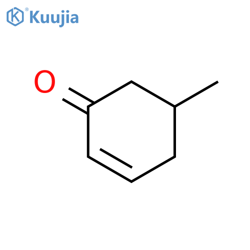 2-Cyclohexen-1-one, 5-methyl-, (5R)- structure
