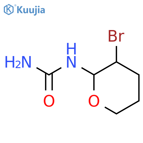 Urea,N-(3-bromotetrahydro-2H-pyran-2-yl)- structure