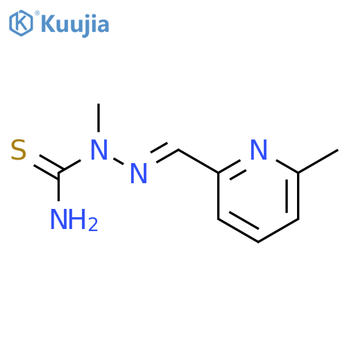 Hydrazinecarbothioamide,1-methyl-2-[(6-methyl-2-pyridinyl)methylene]- structure