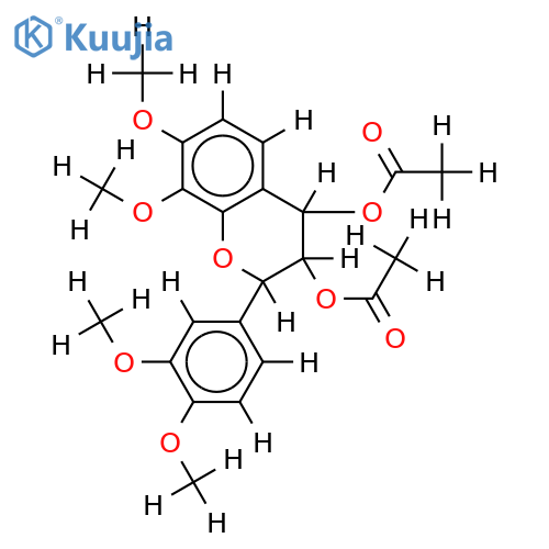 3',4',7,8-Tetra-Me ether,di-Ac-(2R,3S,4R)-3,3',4,4',7,8-Hexahydroxyflavan structure