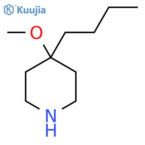 4-butyl-4-methoxypiperidine structure