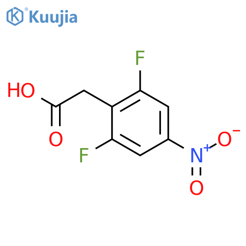 2-(2,6-difluoro-4-nitrophenyl)acetic Acid structure