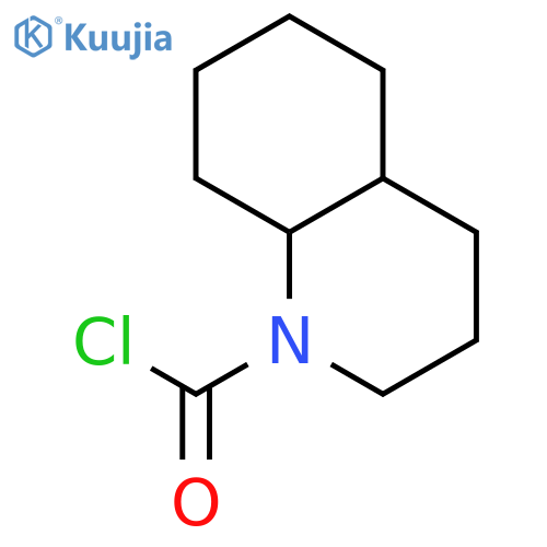 rac-(4aR,8aR)-decahydroquinoline-1-carbonyl chloride, cis structure