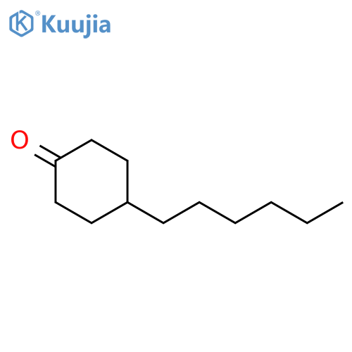 Cyclohexanone, 4-hexyl- structure