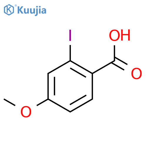 2-iodo-4-methoxy-benzoic acid structure