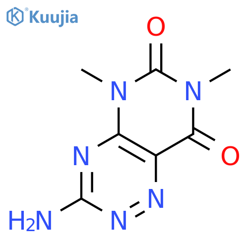 Pyrimido[4,5-e]-1,2,4-triazine-6,8(5H,7H)-dione, 3-amino-5,7-dimethyl- structure