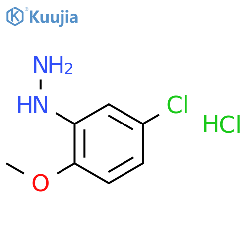 (5-Chloro-2-methoxyphenyl)hydrazine Hydrochloride structure