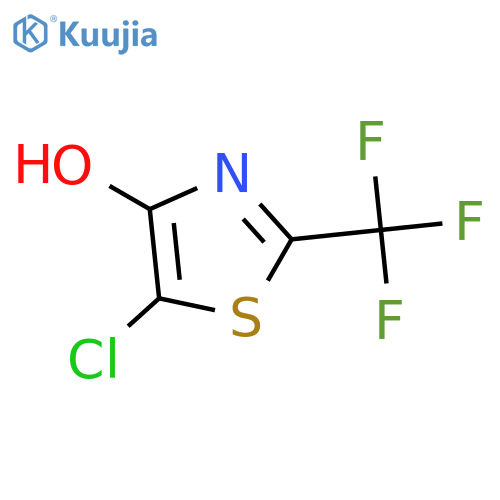 4-Thiazolol, 5-chloro-2-(trifluoromethyl)- structure
