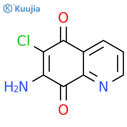 5,8-Quinolinedione, 7-amino-6-chloro- structure