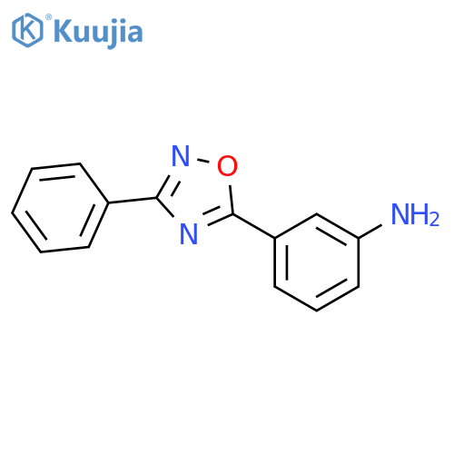 3-(3-Phenyl-1,2,4-oxadiazol-5-yl)aniline structure