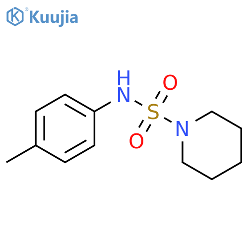 N-(4-methylphenyl)piperidine-1-sulfonamide structure