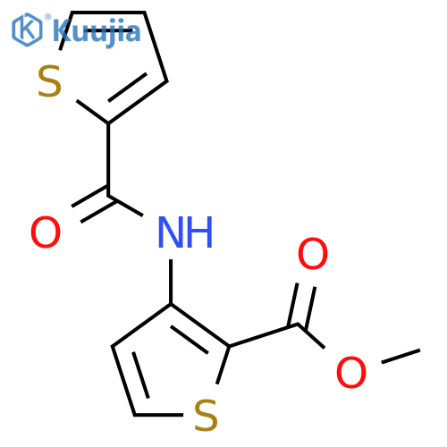 Methyl 3-(2-thienylcarbonylamino)thiophene-2-carboxylate structure