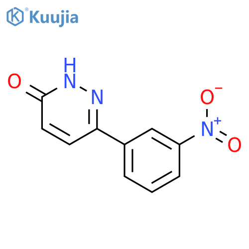 6-(3-nitrophenyl)-2,3-dihydropyridazin-3-one structure