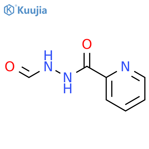Hydrazine, 1-formyl-2-picolinoyl- structure