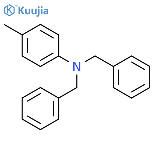 N,n-dibenzyl-4-methylaniline structure