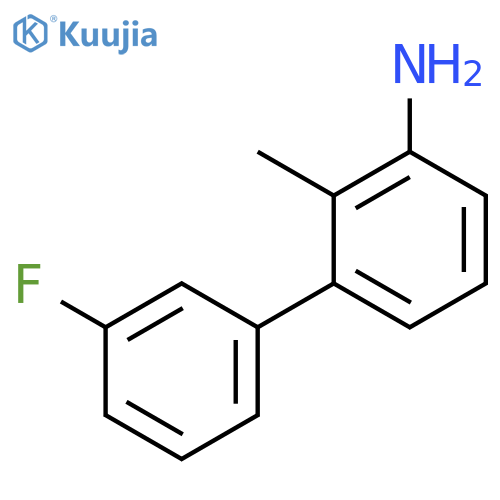 [1,1'-Biphenyl]-3-amine, 3'-fluoro-2-methyl- structure