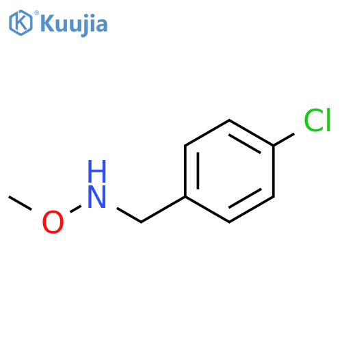 (4-chlorophenyl)methyl(methoxy)amine structure