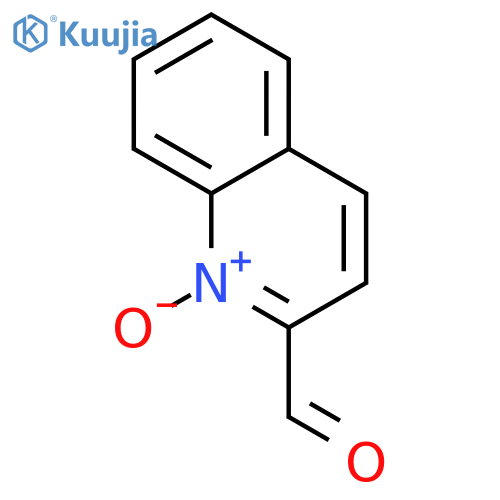 2-Quinolinecarboxaldehyde,1-oxide structure