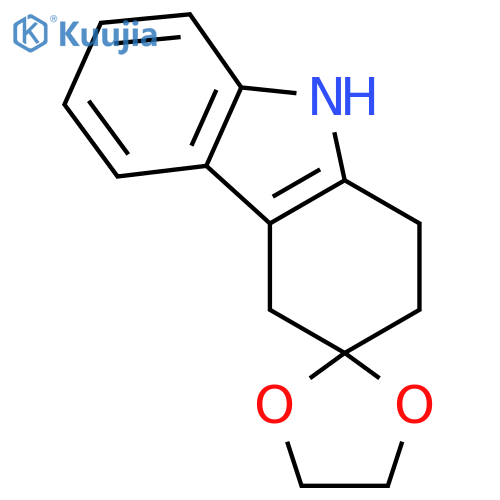 1,2,4,9-Tetrahydrospiro[carbazole-3,2'-[1,3]dioxolane] structure