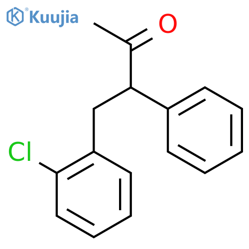 4-(2-Chlorophenyl)-3-phenylbutan-2-one structure