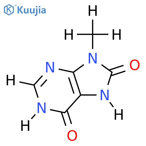 9-Me-6,8-Purinediol structure
