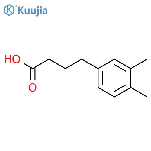 4-(3,4-dimethylphenyl)butanoic Acid structure
