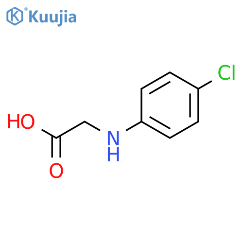 2-(4-Chlorophenyl)aminoacetic Acid structure