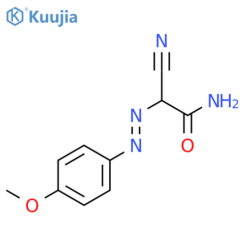 Acetamide,2-cyano-2-[2-(4-methoxyphenyl)diazenyl]- structure