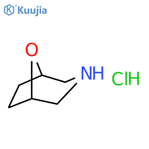 8-Oxa-3-azabicyclo[3.2.1]octane hydrochloride structure