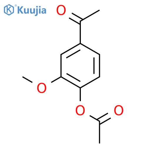 4-Acetyl-2-methoxyphenyl acetate structure